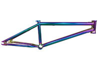 Ramka tęczy Chrome Ramka BMX, kolorowe części rowerowe BMX w kolorze oleju Slick