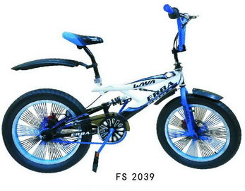 20 &quot;Niestandardowe rowery BMX Rama zawieszenia Hamulec tarczowy 144 Koła szprychowe