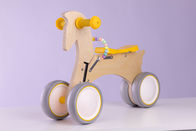 6-calowy rower brzozowy dla maluchów, koń na biegunach, rower biegowy bez podstawy