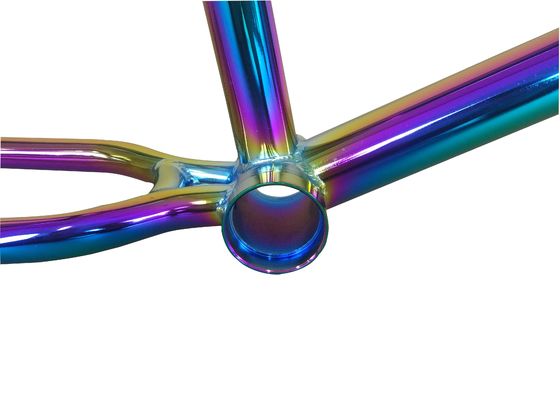 20 Cal rower BMX Rainbow Frame Oil Slick Full crmo Top Tube 20.75 "RC 336mm zintegrowana główka ramyMid bb wymienny hamulec