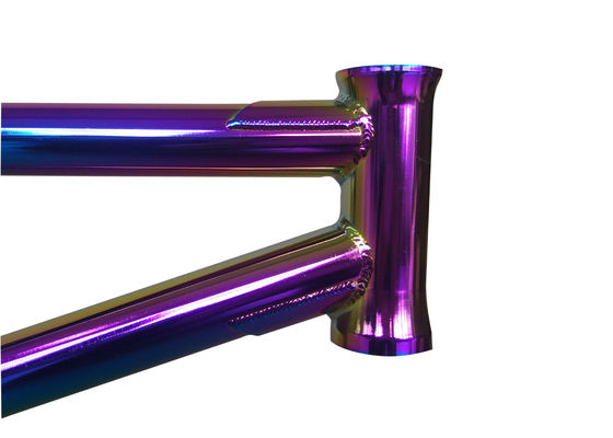 20 Cal rower BMX Rainbow Frame Oil Slick Full crmo Top Tube 20.75 "RC 336mm zintegrowana główka ramyMid bb wymienny hamulec